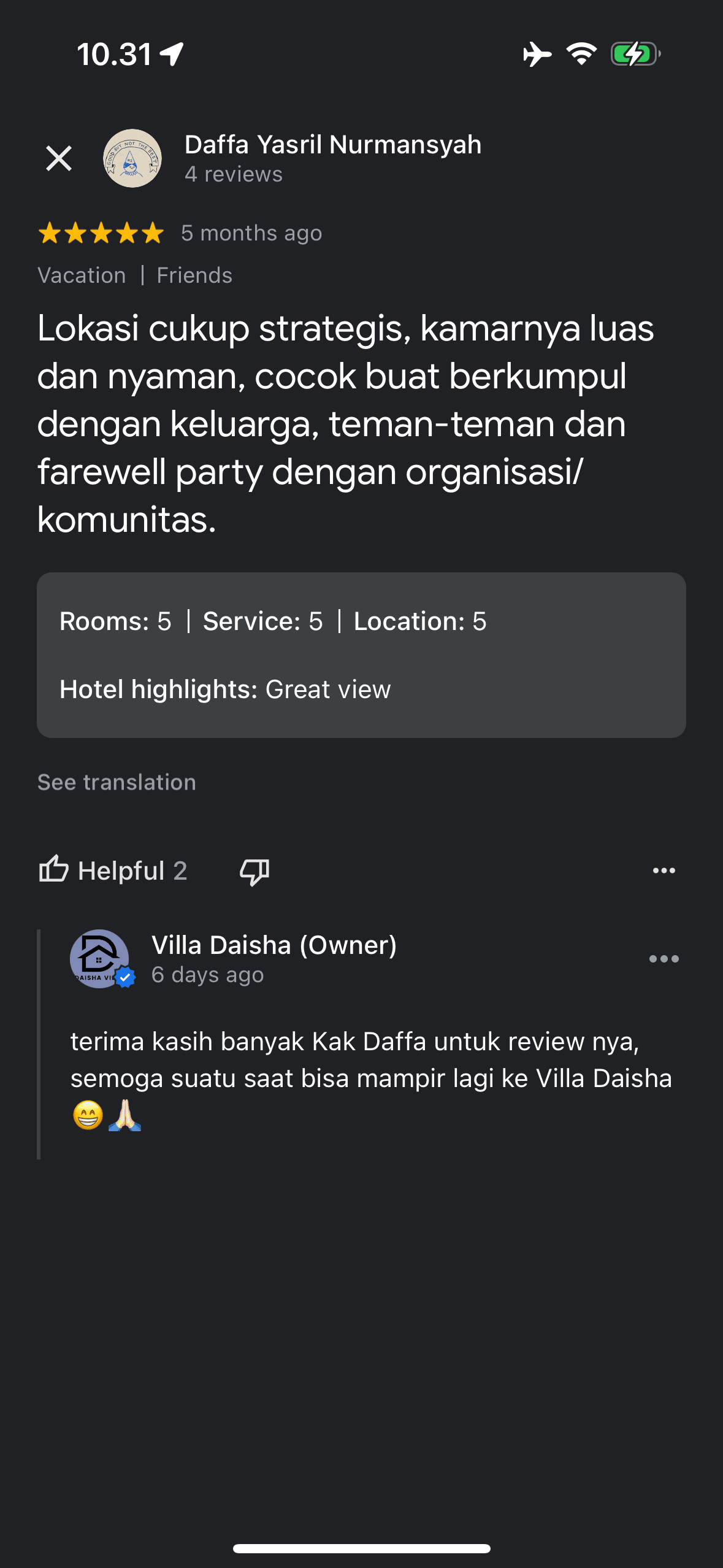 Testimoni tamu 6